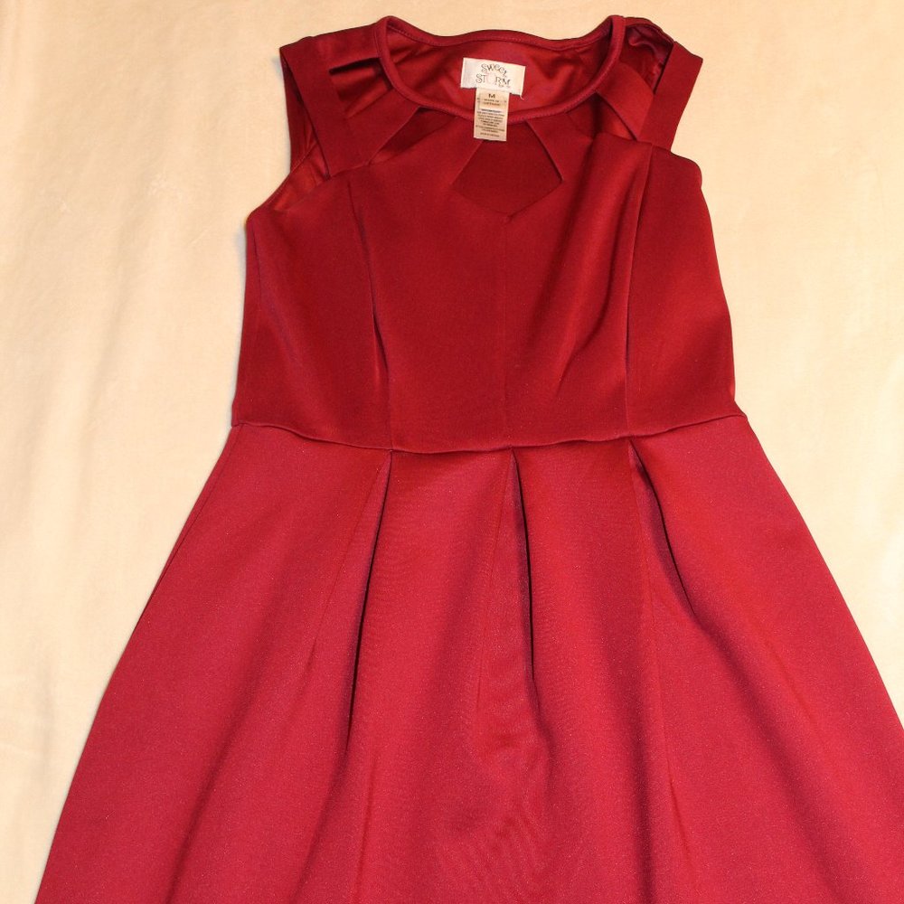 Maroon Cut Out Dress